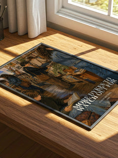 More dykes to watch out for watercolour book poster framed on wall – non fiction wall art
