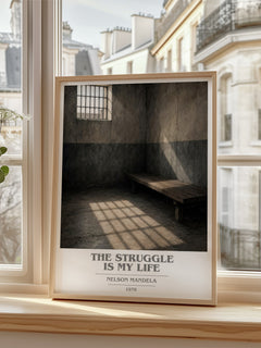 The Struggle Is My Life book cover poster colour and style options – Nelson Mandela book art