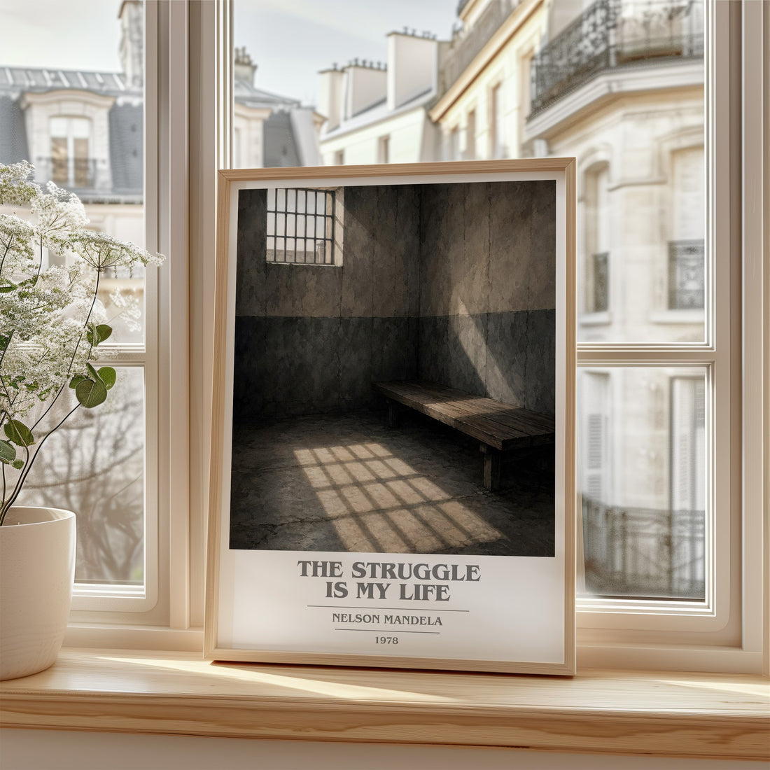 The Struggle Is My Life book cover poster colour and style options – Nelson Mandela book art