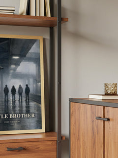 Little Brother book watercolour illustration paper finish options – matte satin gloss