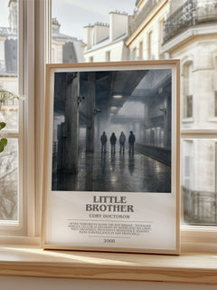 Little Brother bookish poster colour and style options – Cory Doctorow book art