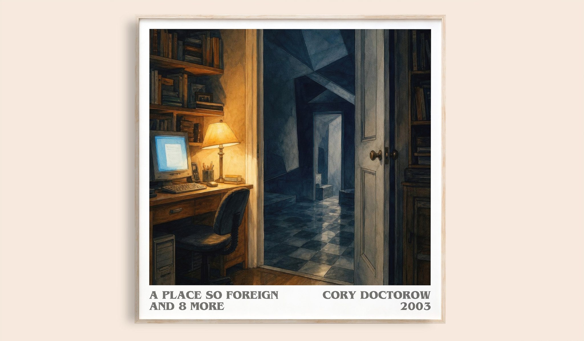 A Place So Foreign and 8 More Literary Art Print by Cory Doctorow