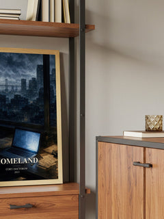 Homeland book watercolour illustration paper finish options – matte satin gloss