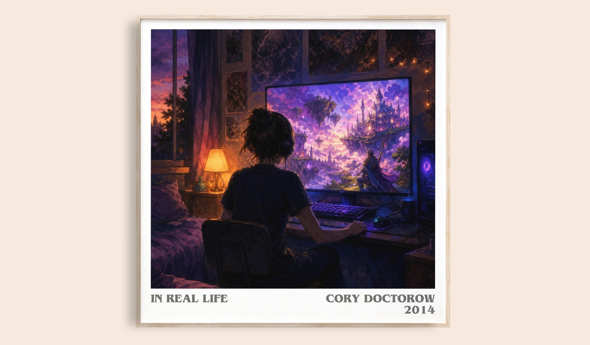 In Real Life Literary Art Print by Cory Doctorow