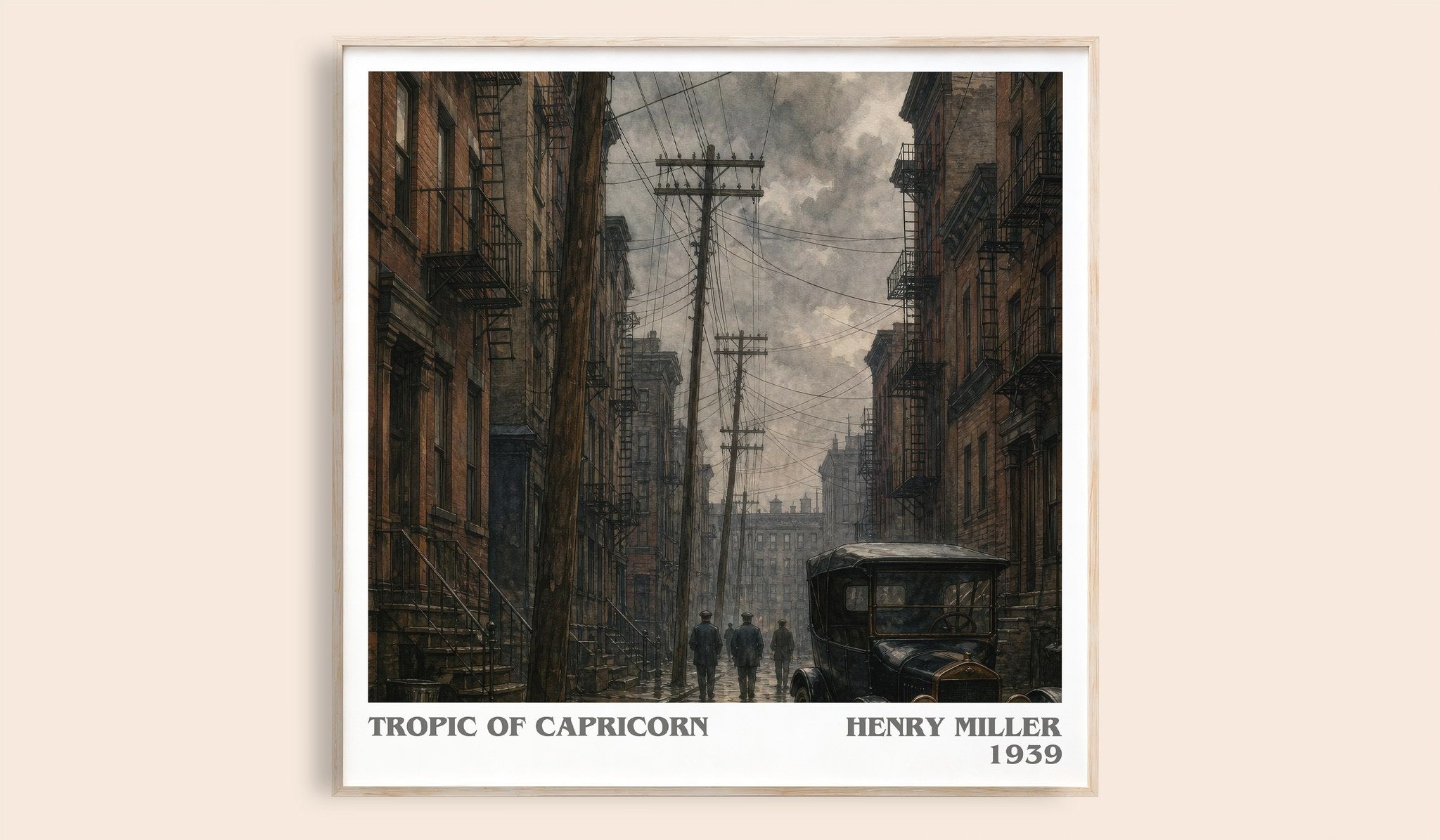 Tropic of Capricorn Literary Art Print by Henry Miller