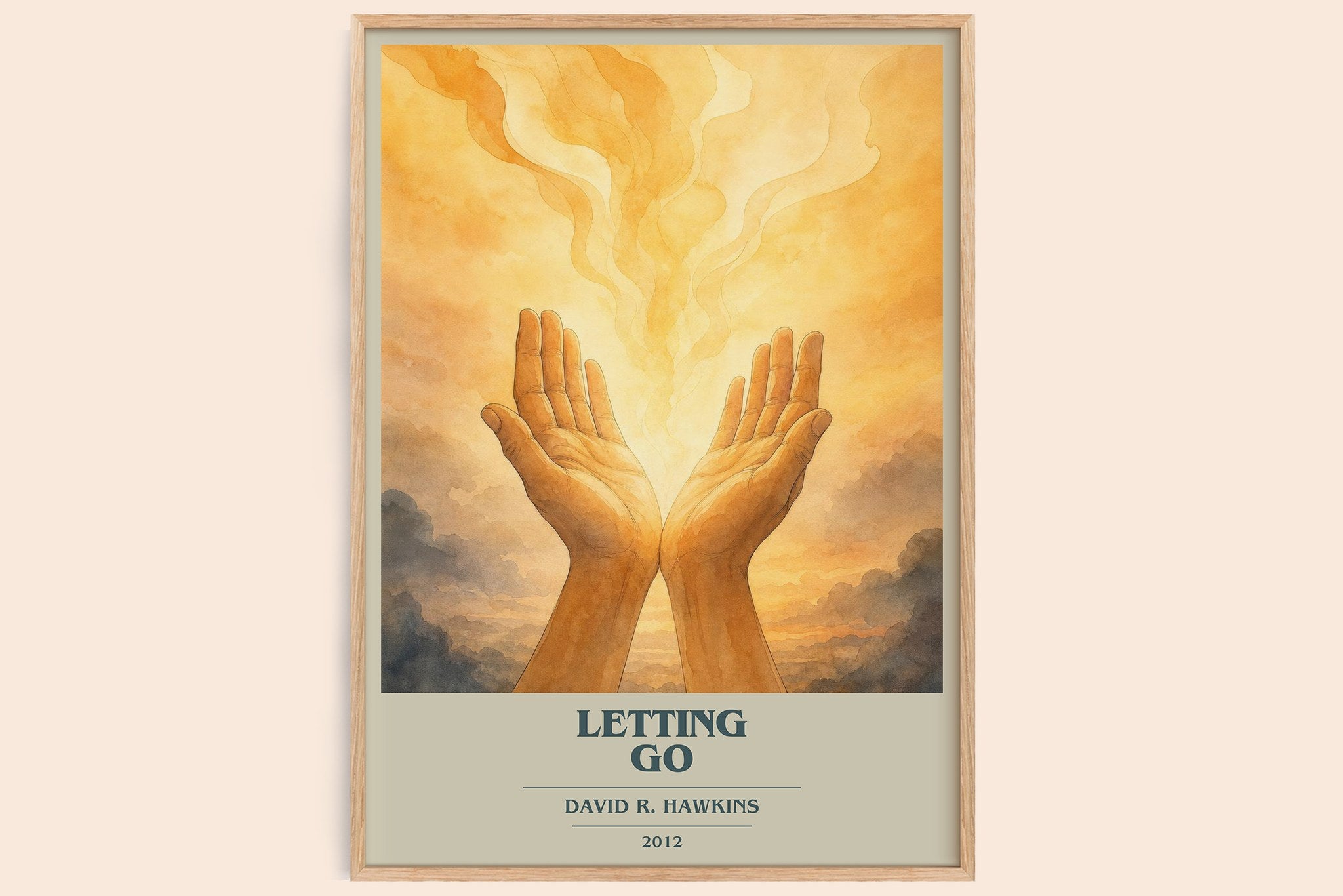 Letting go Book Cover Poster by David R. Hawkins