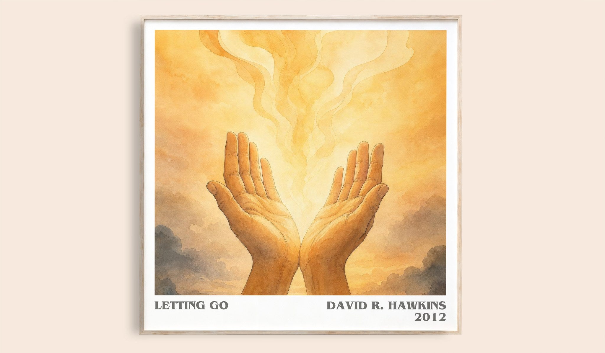 Letting go Literary Art Print by David R. Hawkins