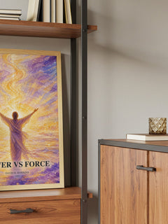 Power vs Force book watercolour illustration paper finish options – matte satin gloss