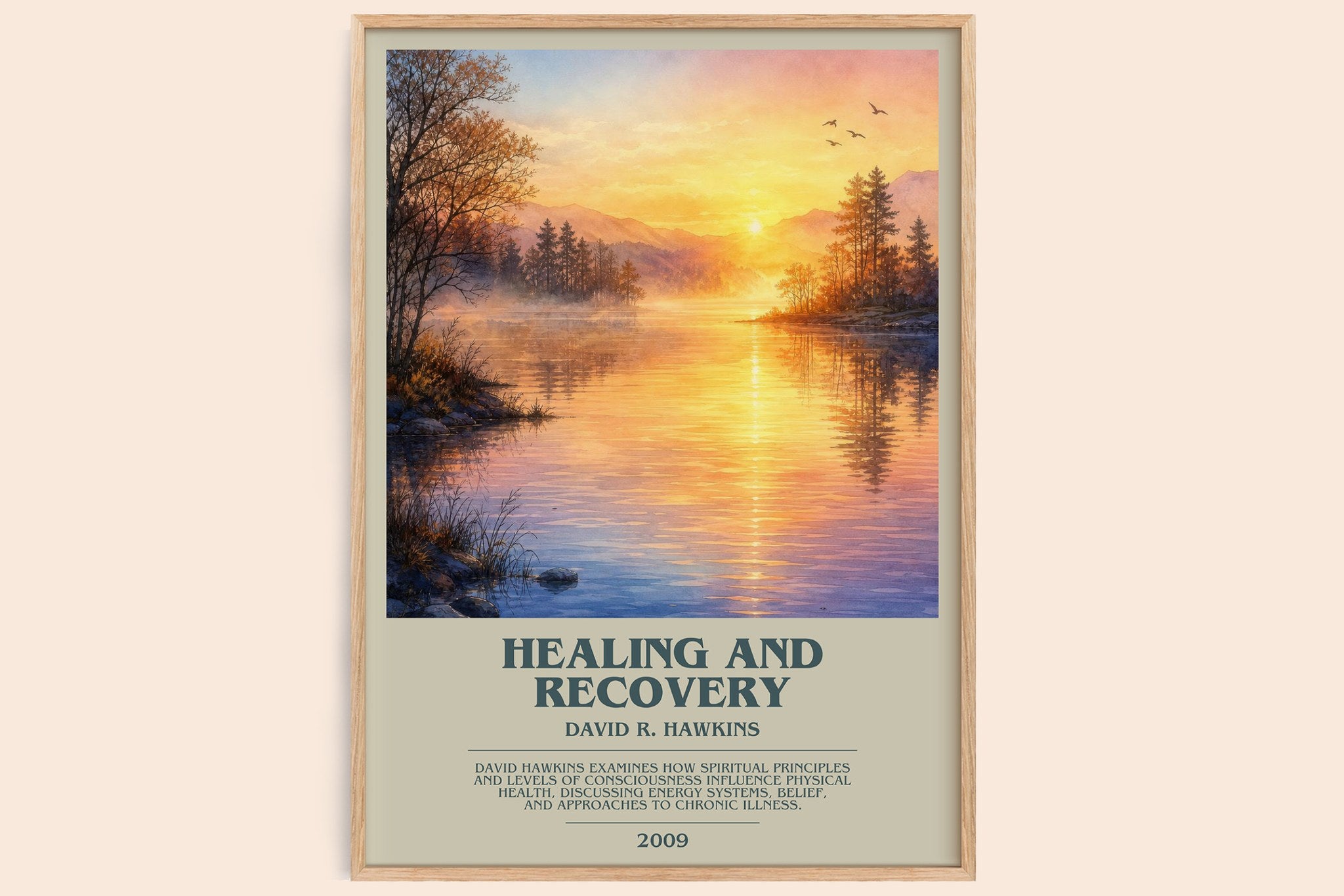 Healing and recovery Bookish Wall Art by David R. Hawkins