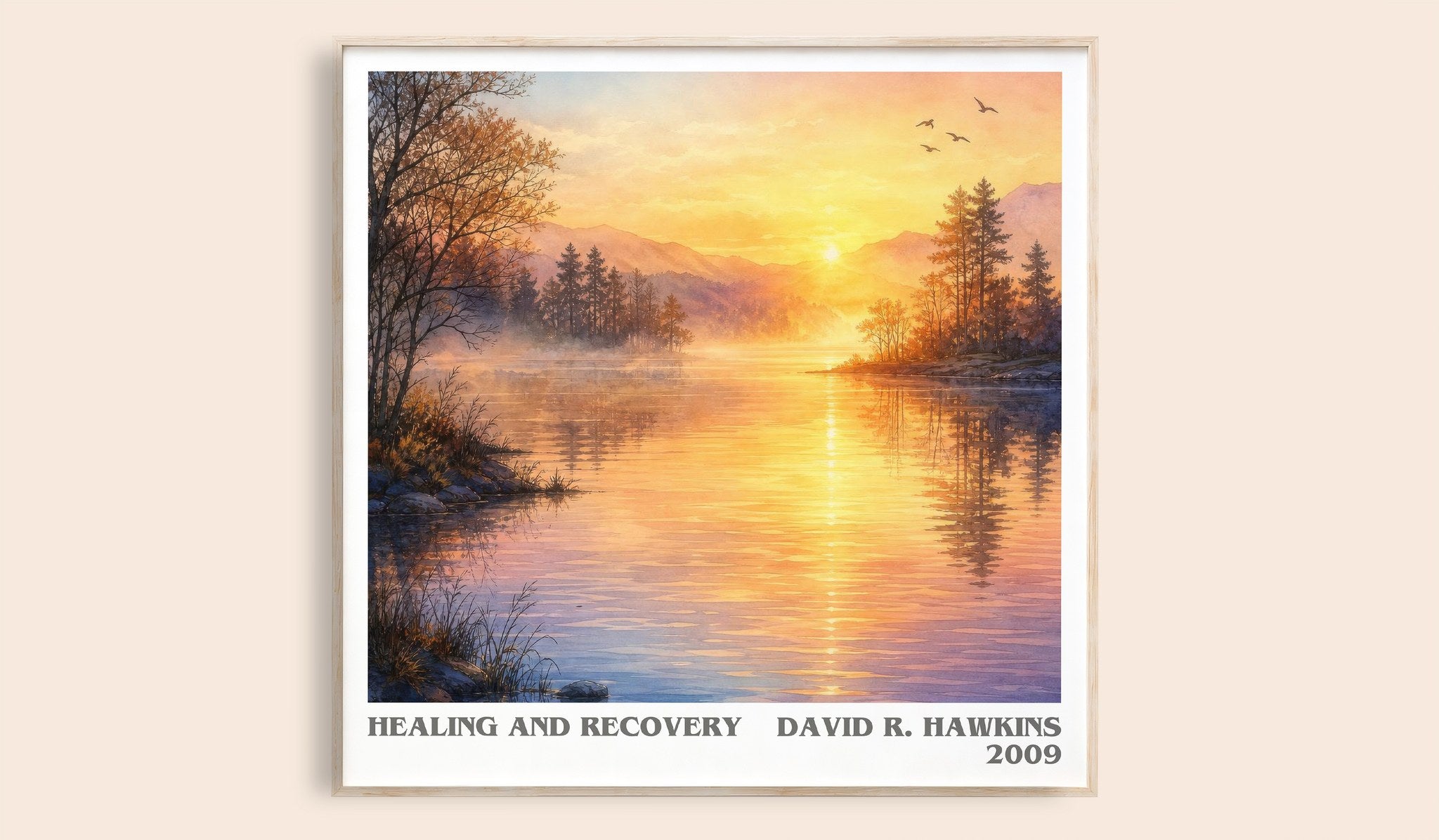 Healing and recovery Literary Art Print by David R. Hawkins