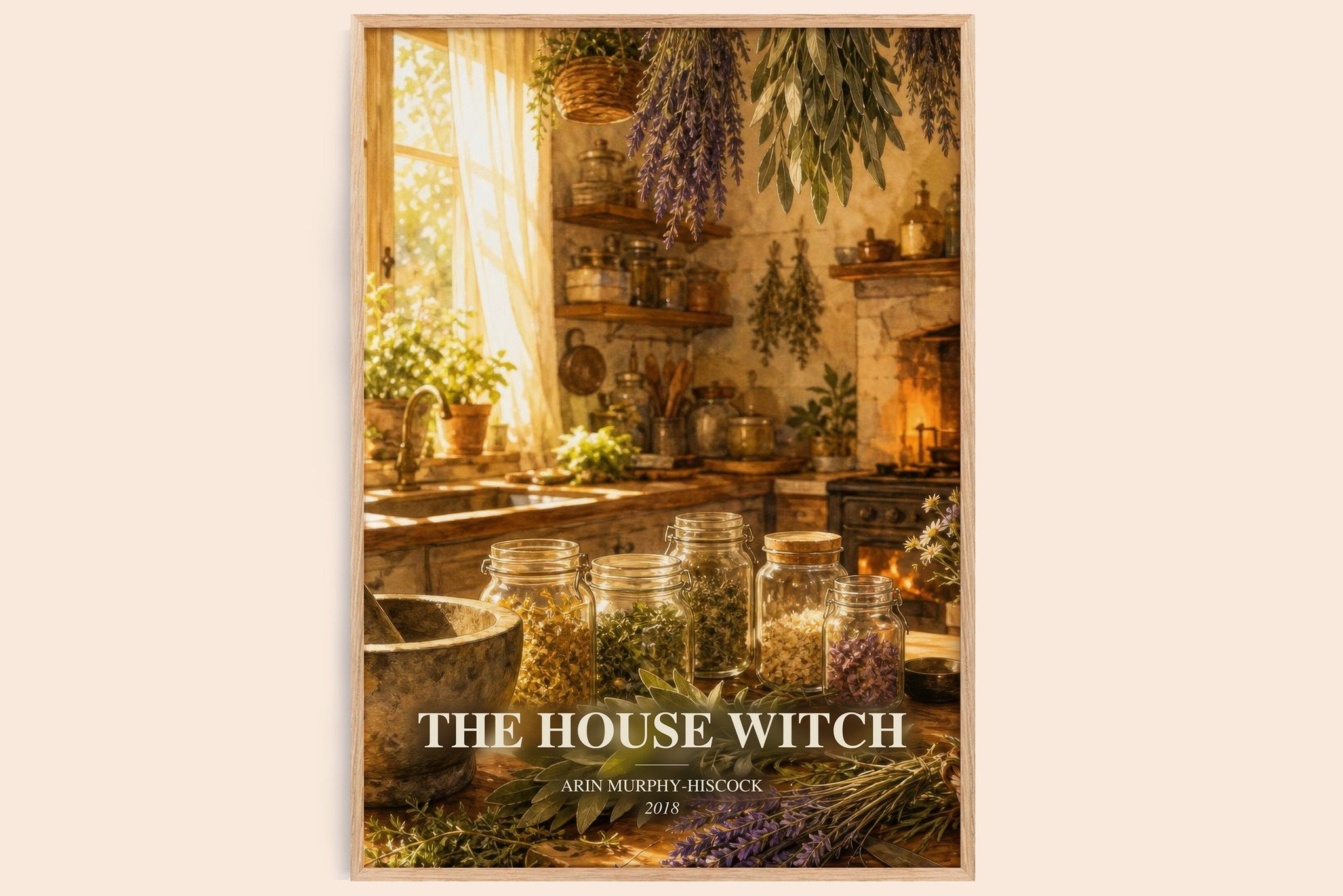 The House Witch Book Watercolour Illustration by Arin Murphy-Hiscock