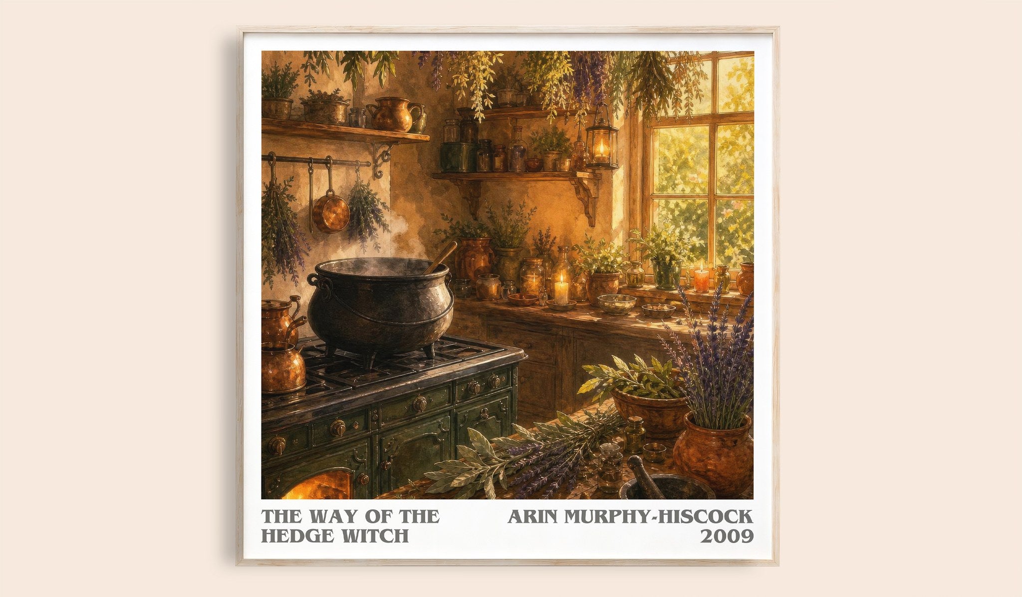 The Way of the Hedge Witch Literary Art Print by Arin Murphy-Hiscock