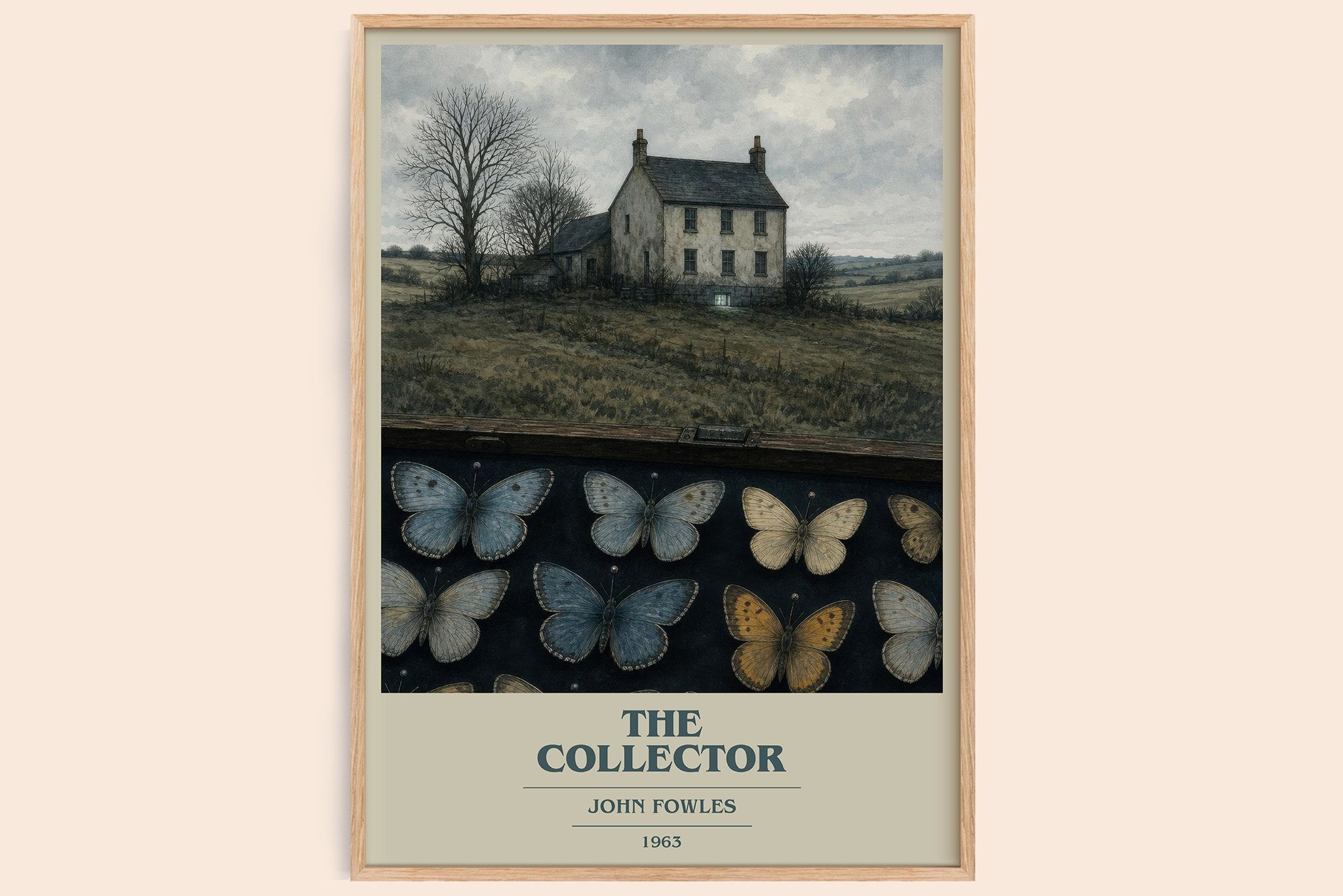 The Collector Book Cover Poster by John Fowles