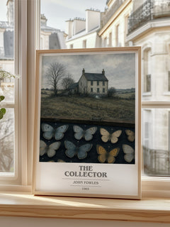 The Collector book cover poster colour and style options – John Fowles book art