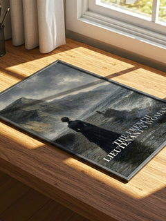 The French Lieutenant's Woman watercolour book poster framed on wall – literary fiction wall art