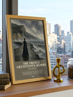 The French Lieutenant's Woman bookish print framed by window – literary home decor