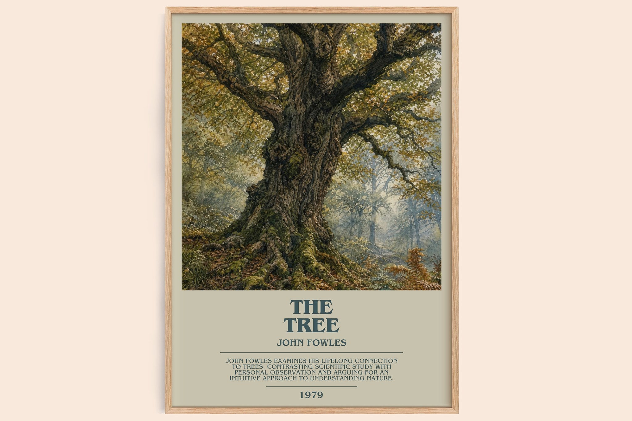 The tree Bookish Wall Art by John Fowles