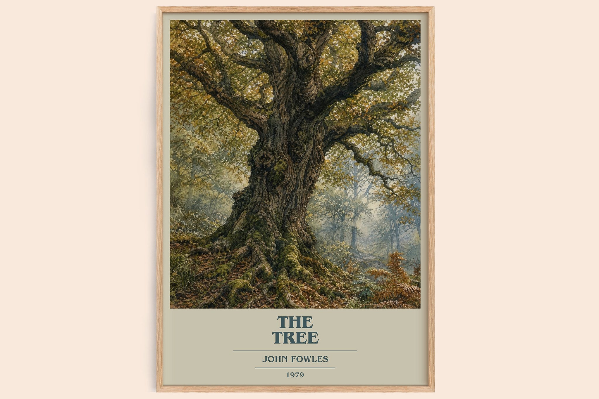 The tree Book Cover Poster by John Fowles