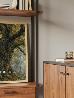 The tree book watercolour illustration paper finish options – matte satin gloss