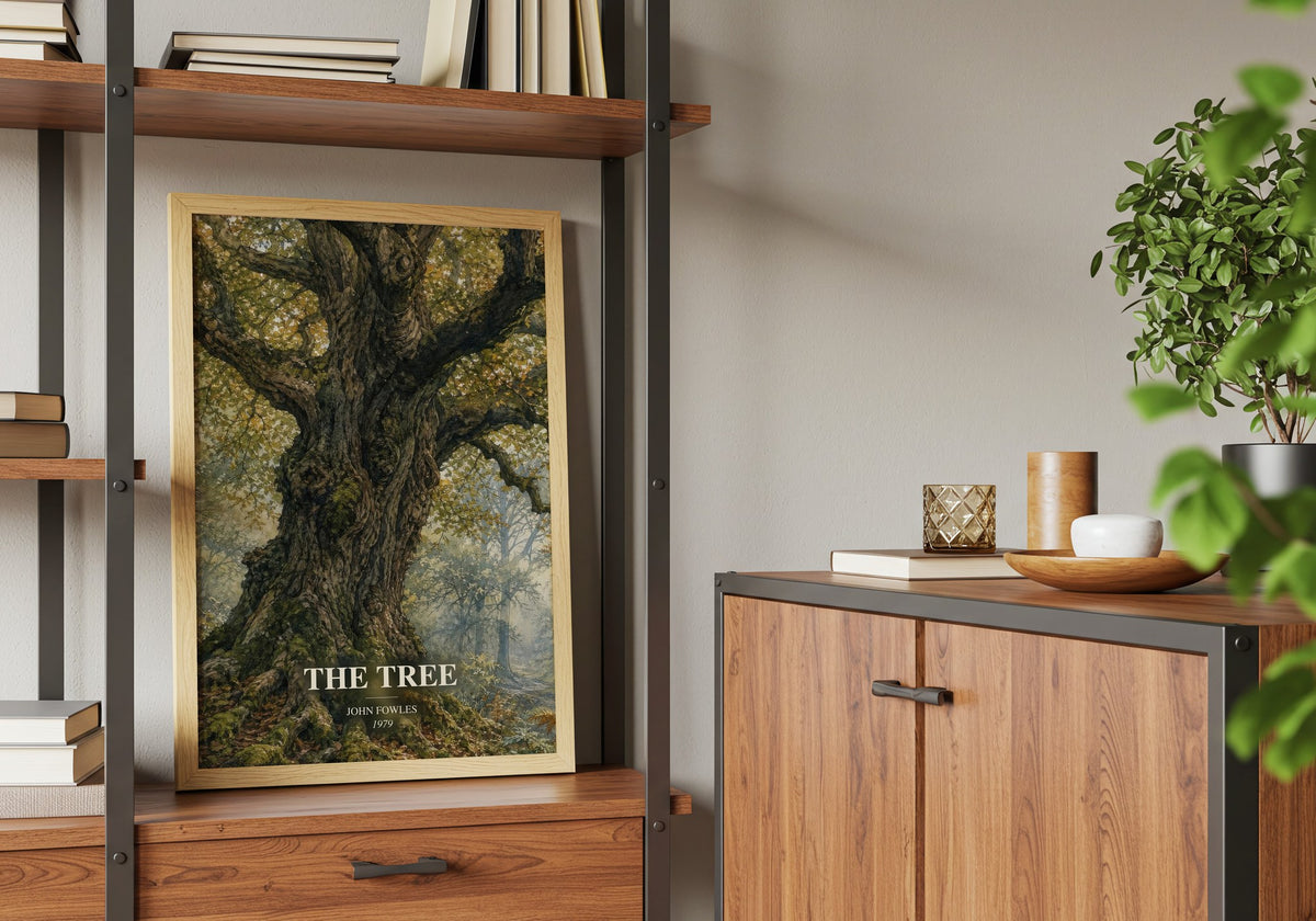 The tree book watercolour illustration paper finish options – matte satin gloss