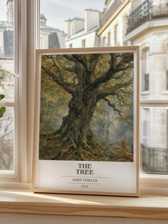 The tree book cover poster colour and style options – John Fowles book art