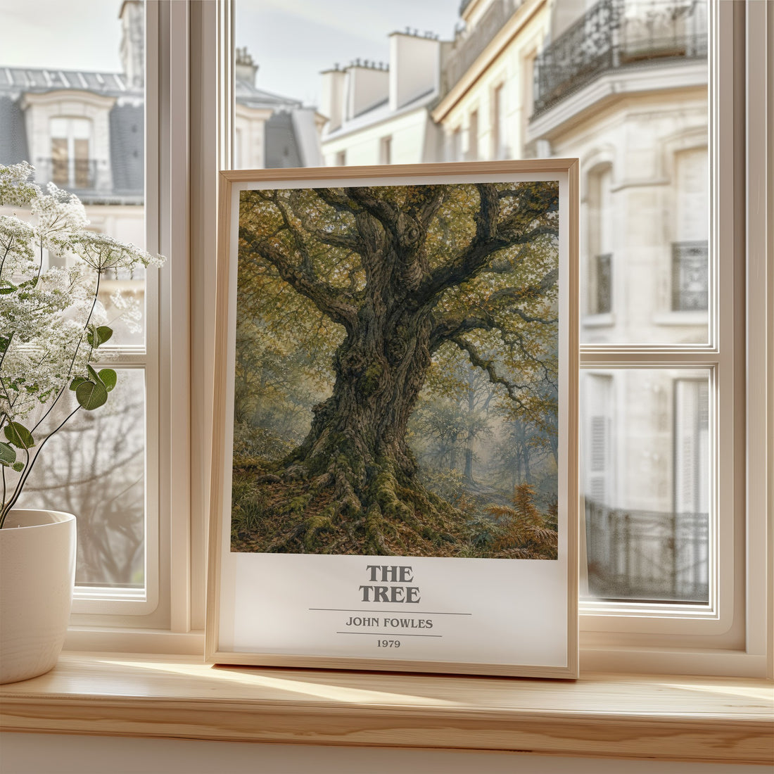 The tree book cover poster colour and style options – John Fowles book art