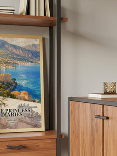 The Princess Diaries book watercolour illustration paper finish options – matte satin gloss