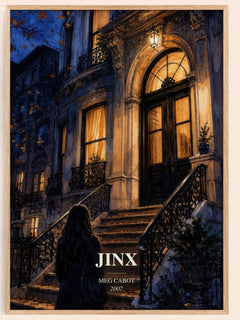 Jinx watercolour book poster by Meg Cabot – framed literary art print