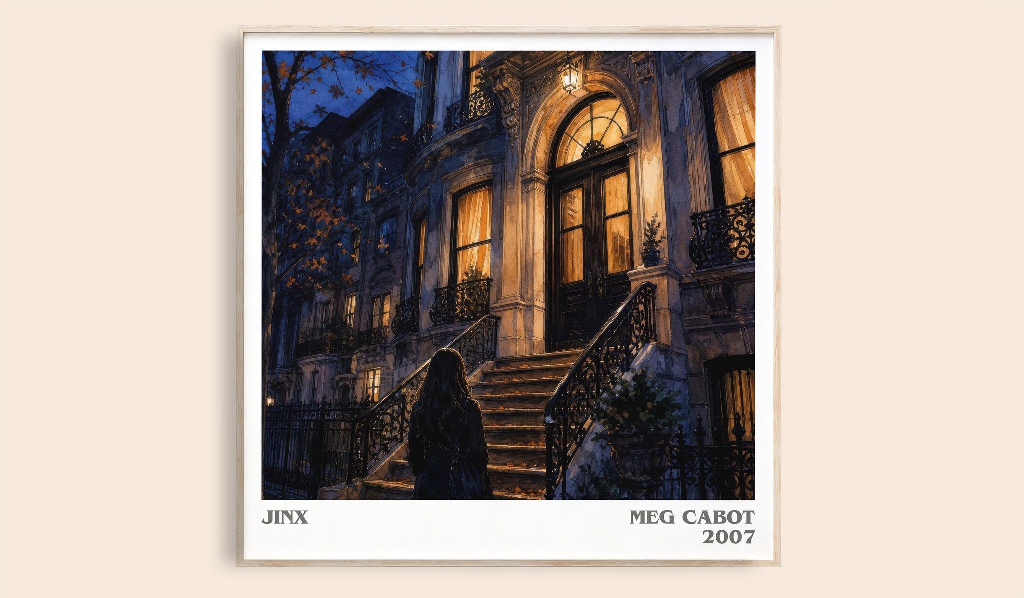 Jinx Literary Art Print by Meg Cabot