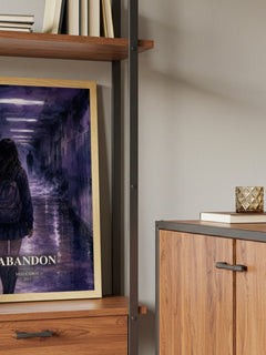 Abandon book watercolour illustration paper finish options – matte satin gloss