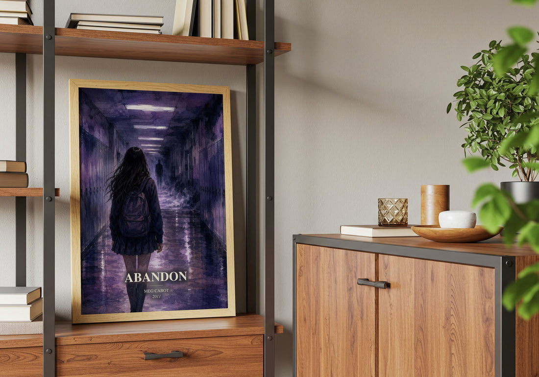 Abandon book watercolour illustration paper finish options – matte satin gloss
