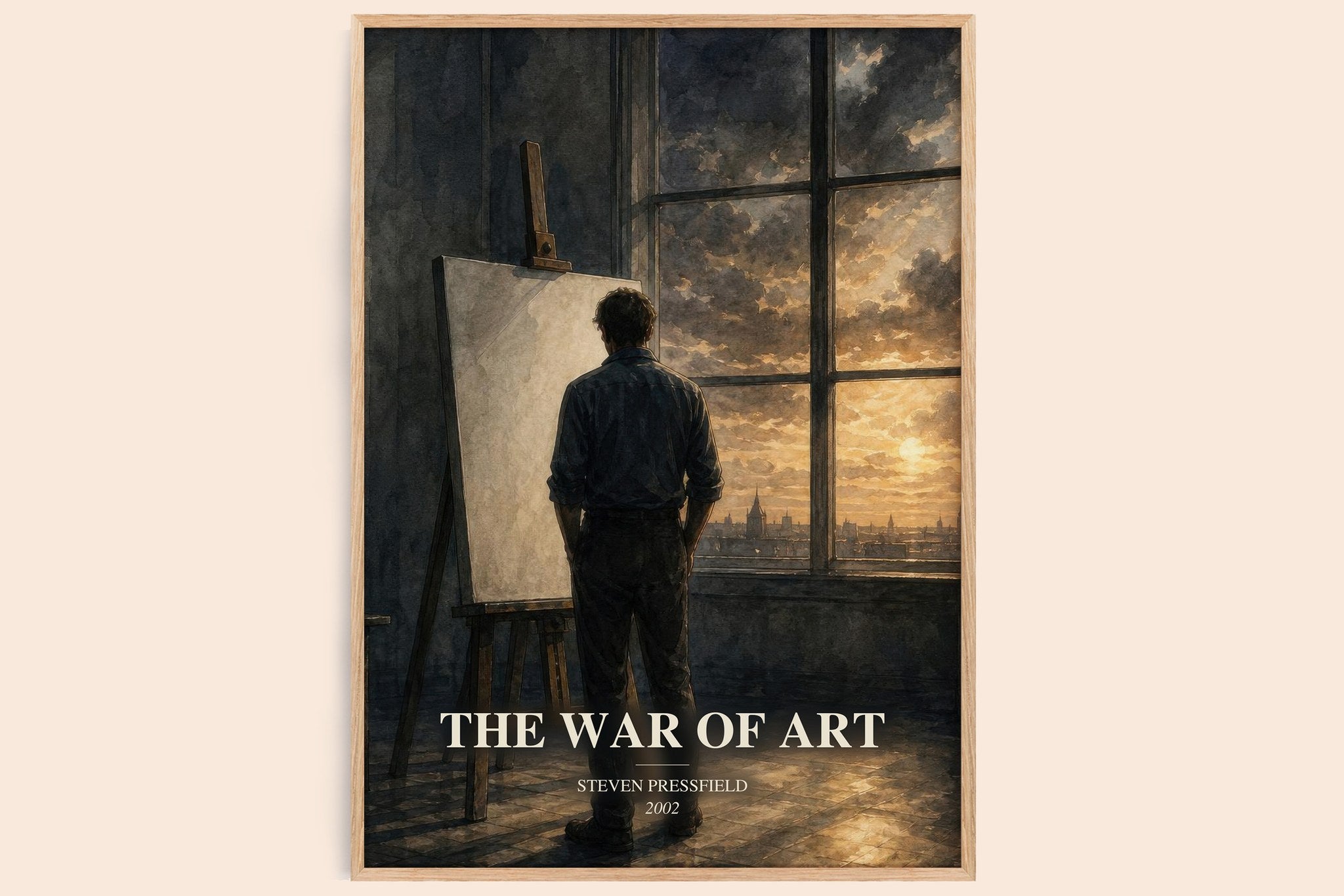 The War of Art Book Watercolour Illustration by Steven Pressfield