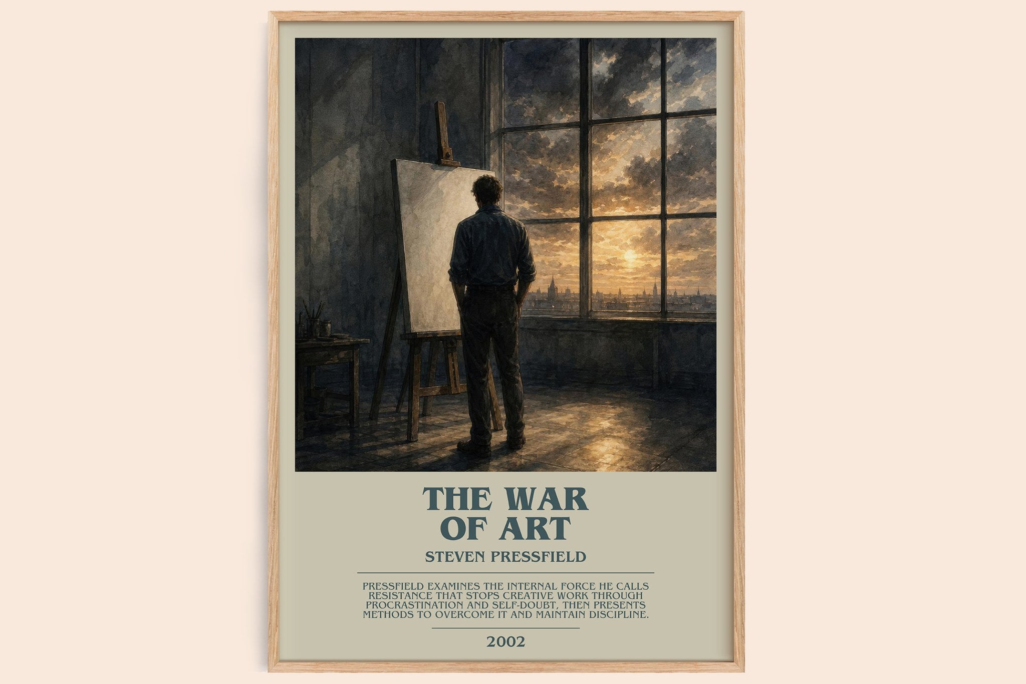 The War of Art Bookish Wall Art by Steven Pressfield