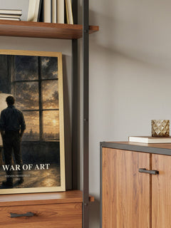 The War of Art book watercolour illustration paper finish options – matte satin gloss