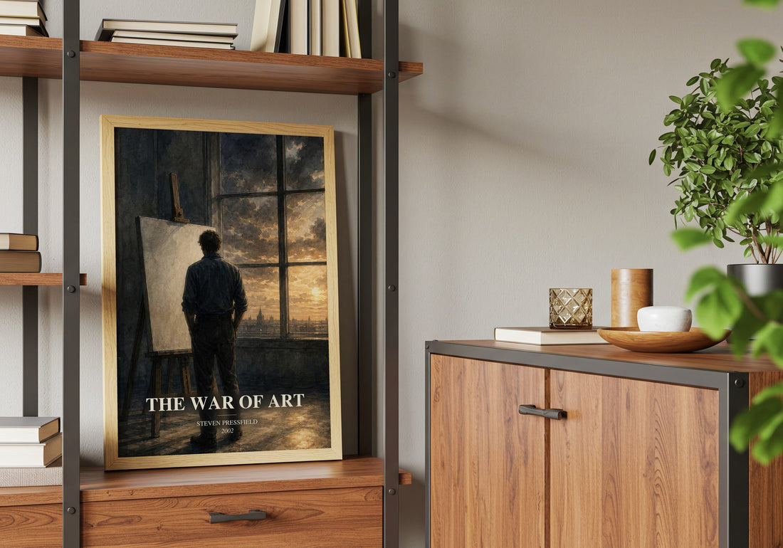 The War of Art book watercolour illustration paper finish options – matte satin gloss