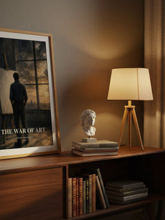 The War of Art watercolour print on bookshelf – Steven Pressfield fan gift