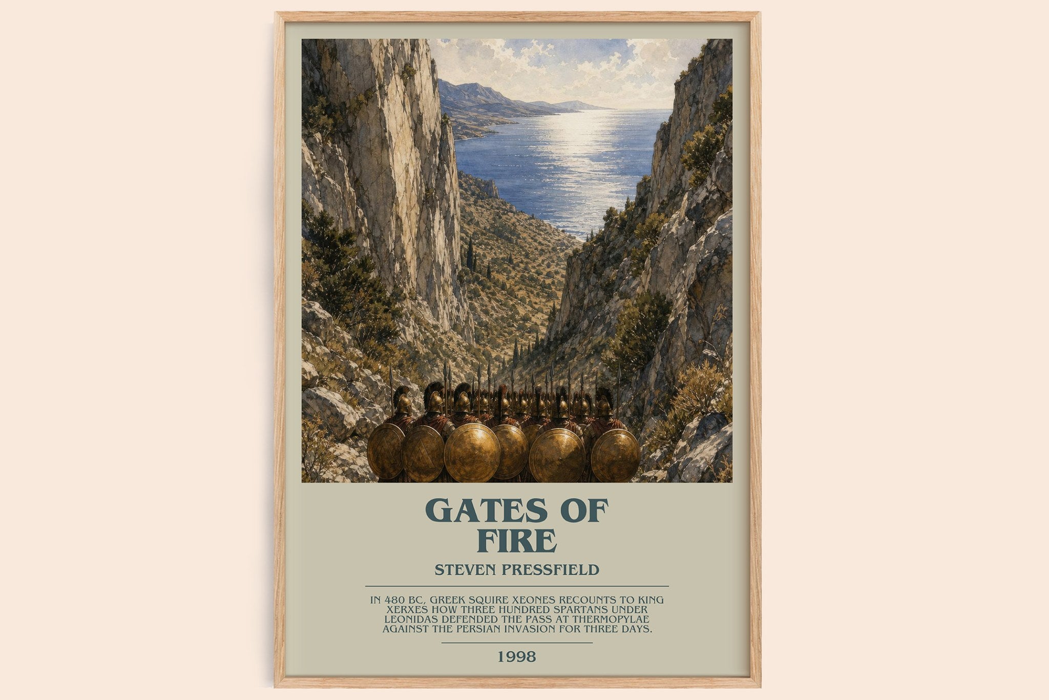 Gates of fire Bookish Wall Art by Steven Pressfield