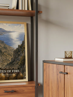 Gates of fire book watercolour illustration paper finish options – matte satin gloss