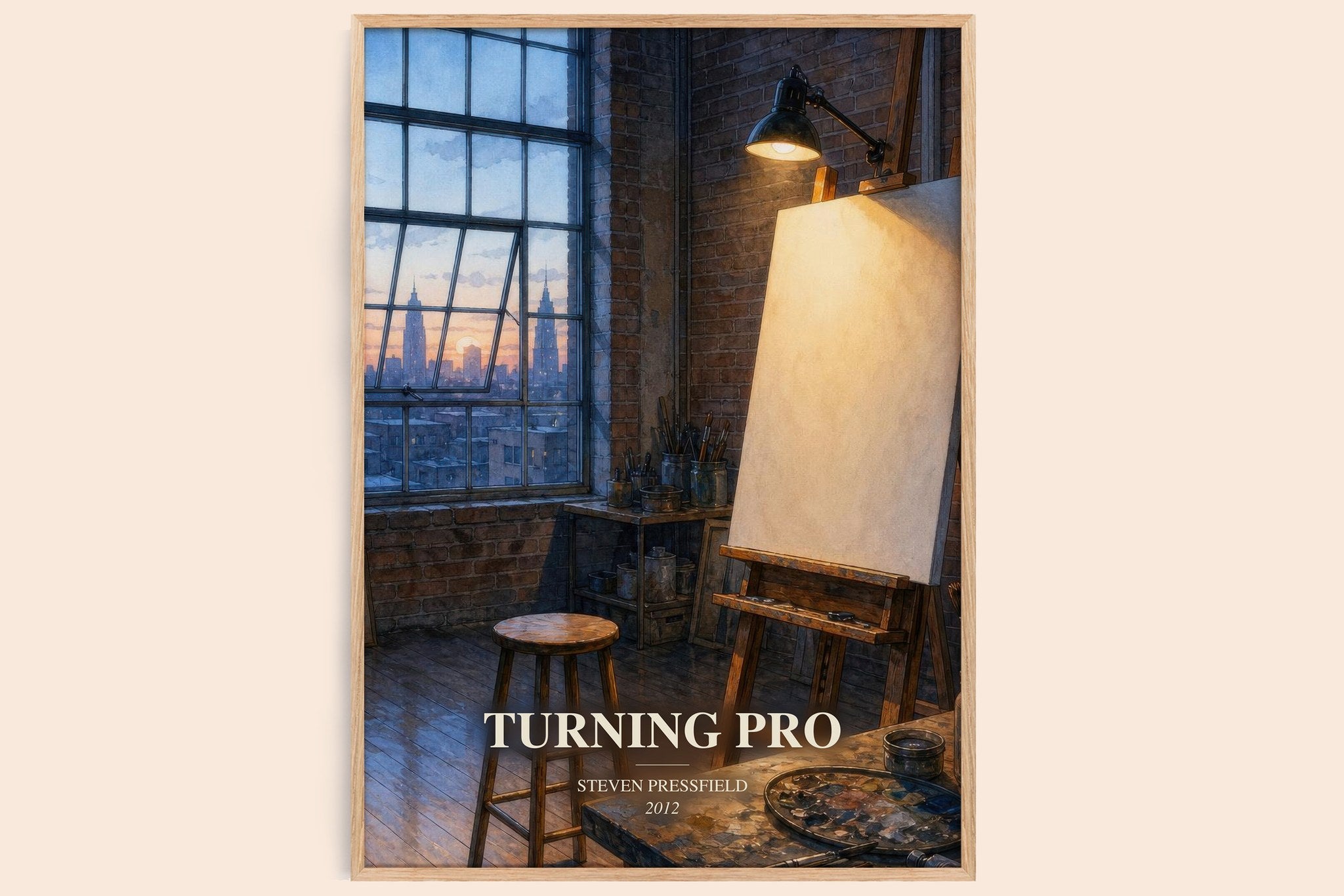 Turning pro Book Watercolour Illustration by Steven Pressfield