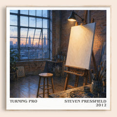 Turning pro Literary Art Print by Steven Pressfield – image 1