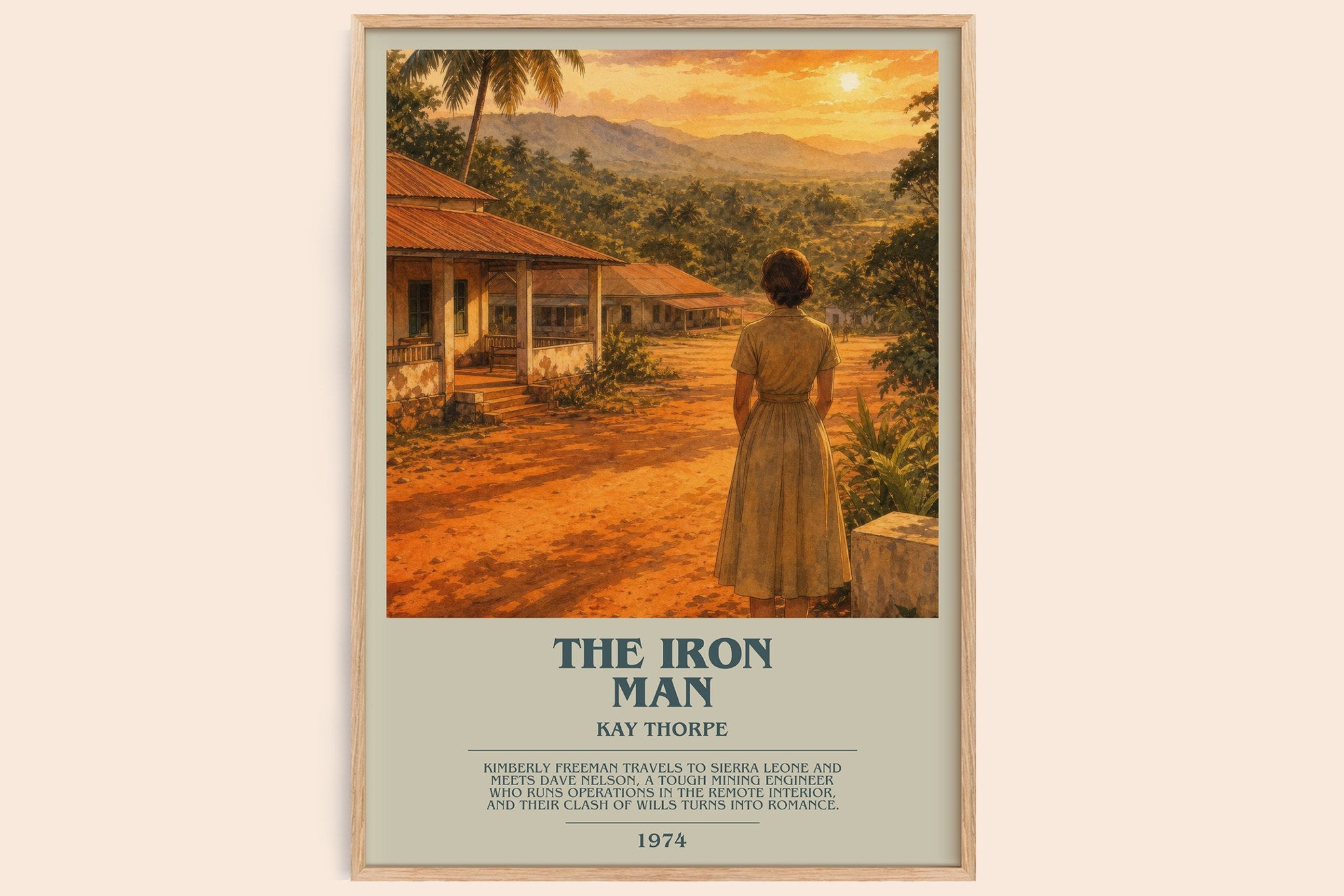 The Iron Man Bookish Wall Art by Kay Thorpe