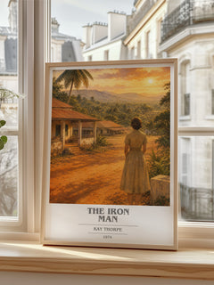 The Iron Man book cover poster colour and style options – Kay Thorpe book art