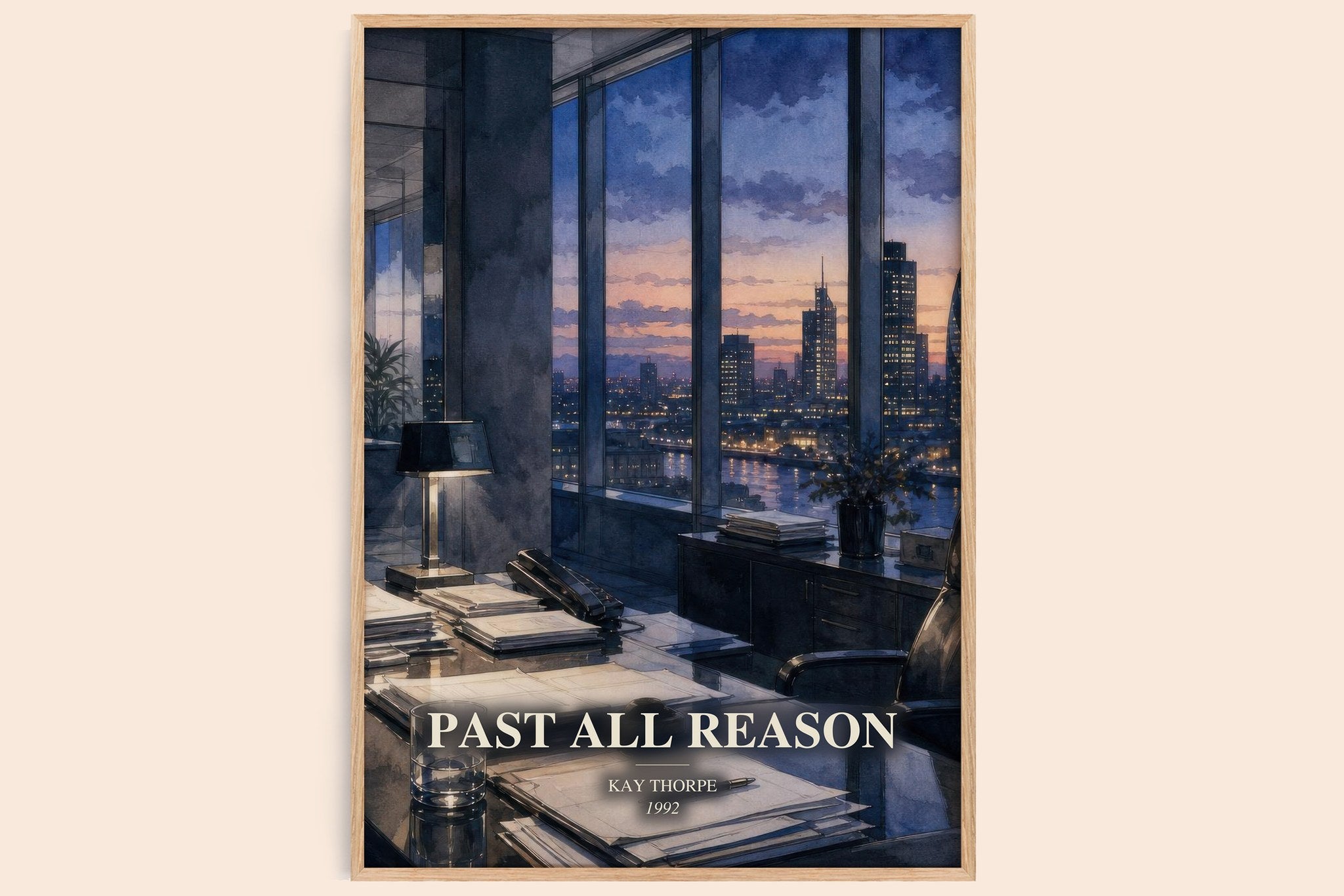 Past All Reason Book Watercolour Illustration by Kay Thorpe