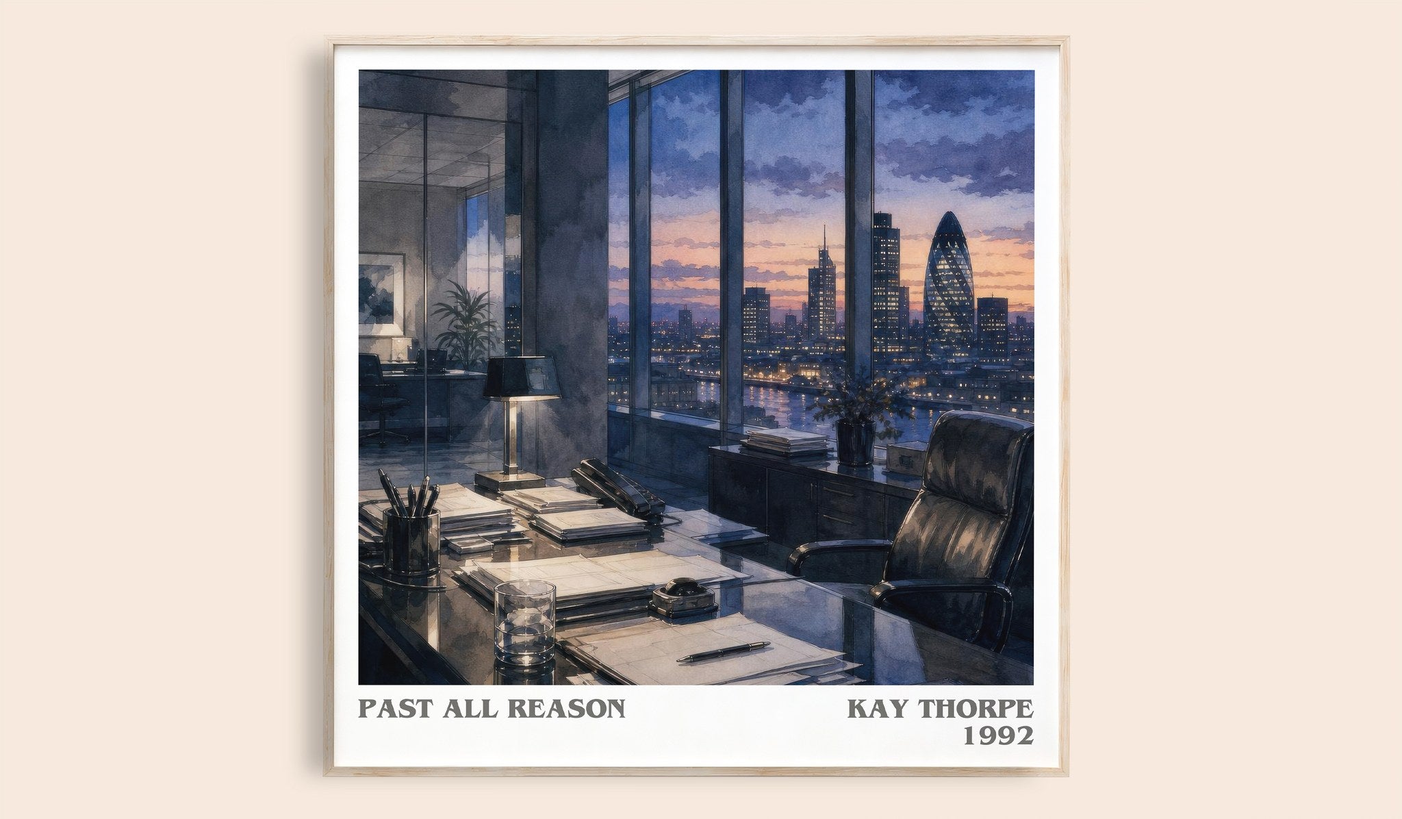 Past All Reason Literary Art Print by Kay Thorpe