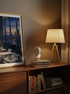 Past All Reason watercolour print on bookshelf – Kay Thorpe fan gift