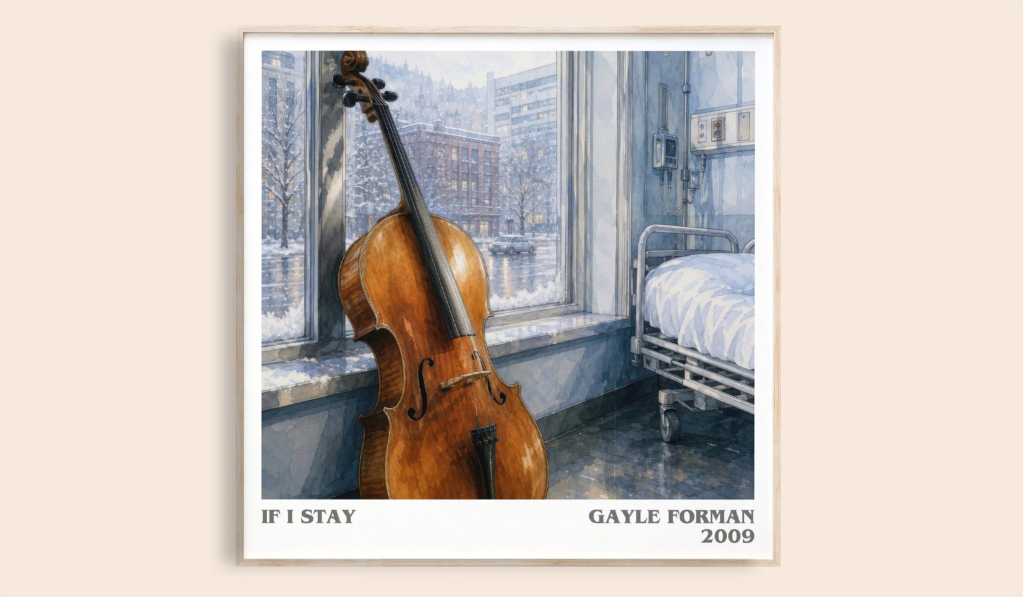 If I Stay Literary Art Print by Gayle Forman