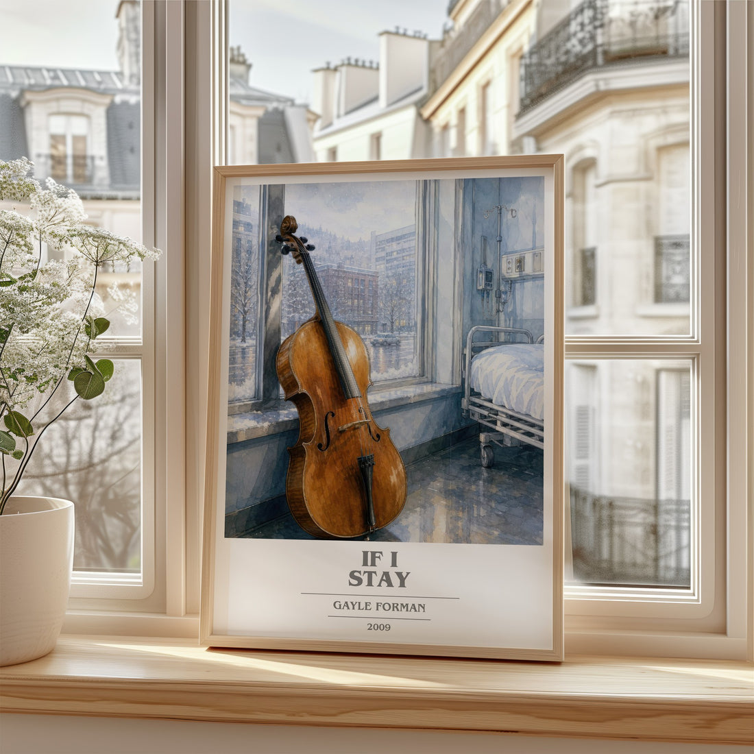 If I Stay book cover poster colour and style options – Gayle Forman book art