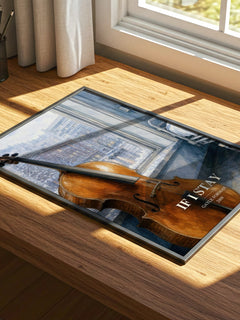 If I Stay watercolour book poster framed on wall – young adult wall art