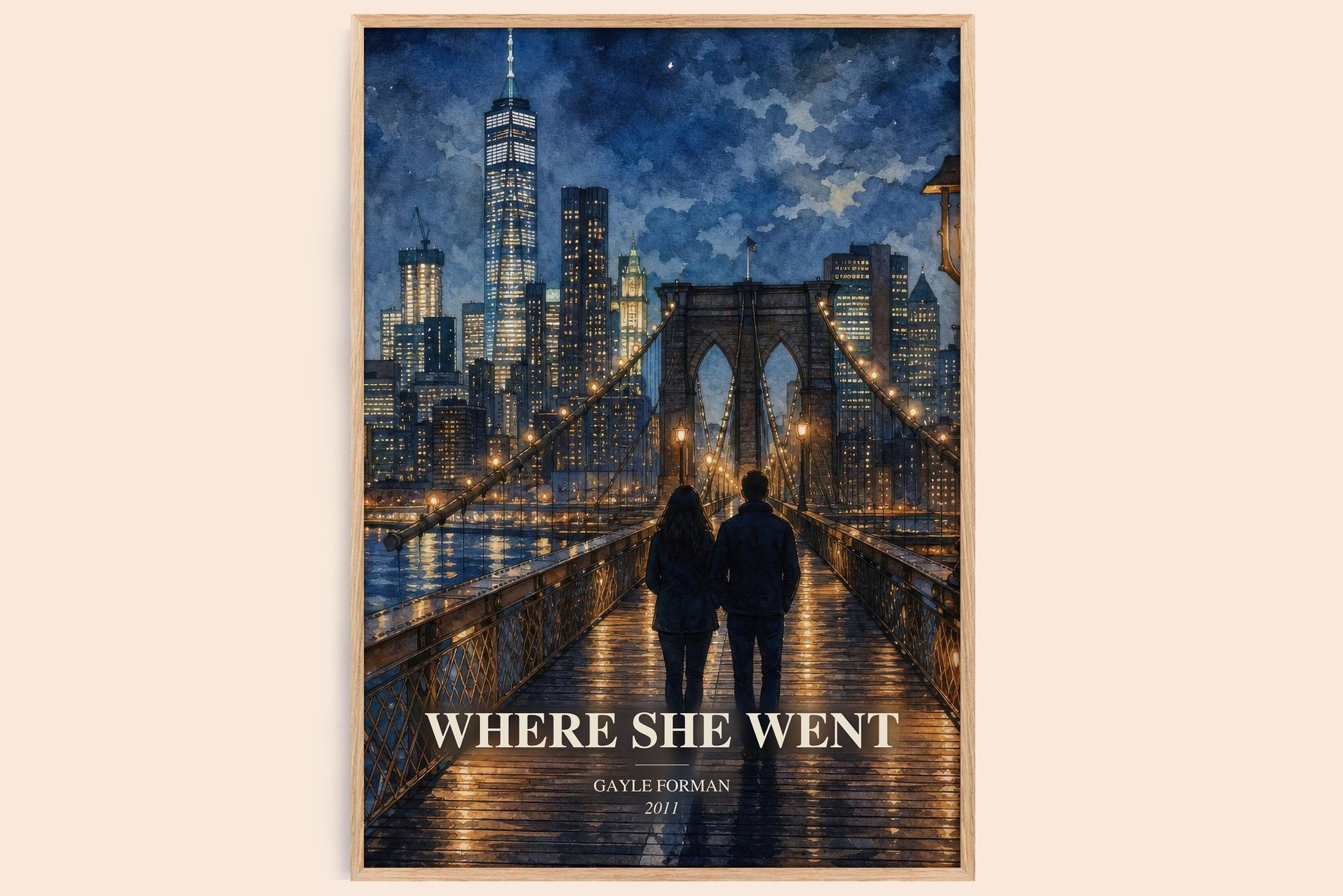 Where She Went Book Watercolour Illustration by Gayle Forman