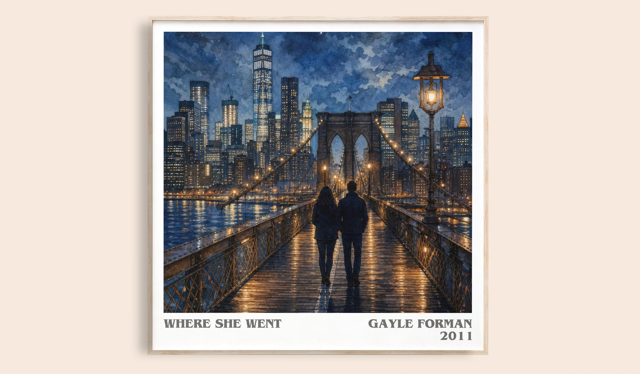 Where She Went Literary Art Print by Gayle Forman